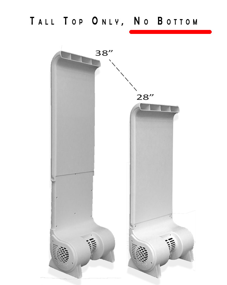 Tall White bFan Top with Tabs Only