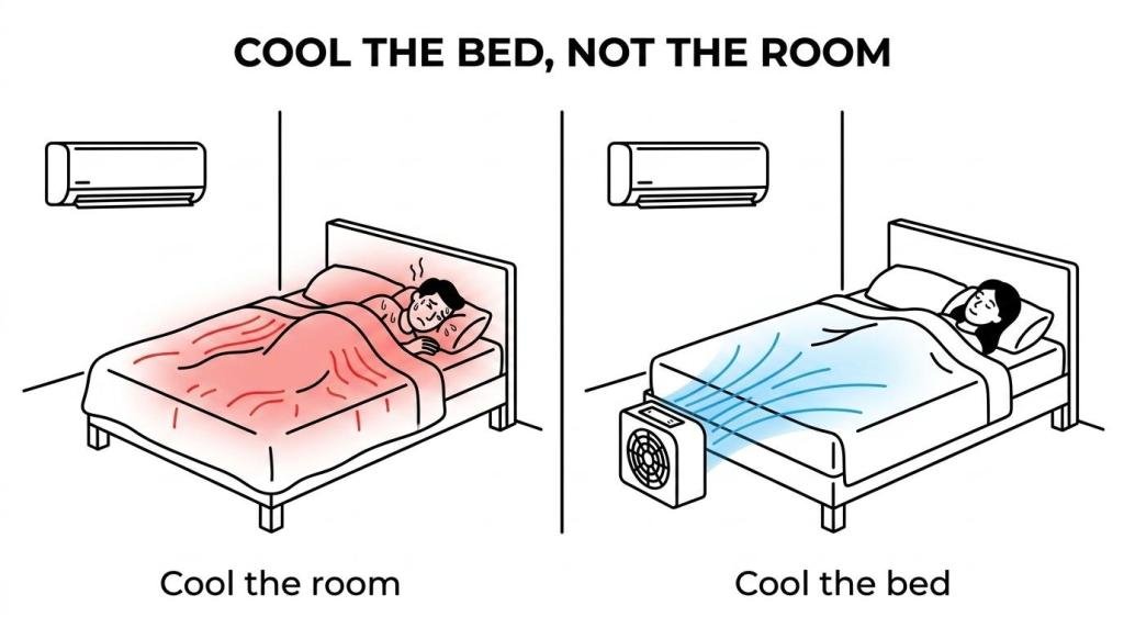Bed Temperature Control Without AC