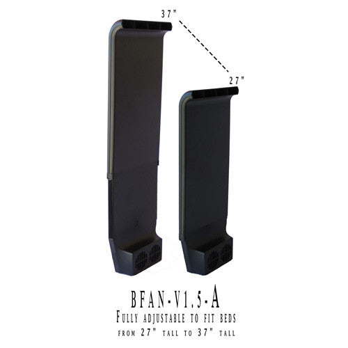 Bedfan 1.5-A for Beds 27" to 37" Tall Made in Texas